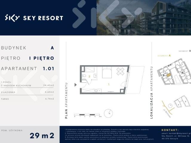 Mieszkanie 29m²