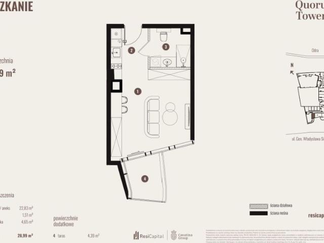 Mieszkanie 29m²