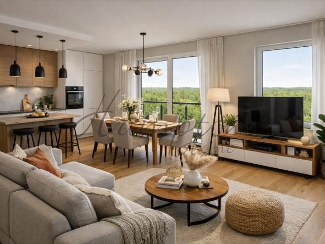 Mieszkanie 2 pok. na Mokotowie z widokiem, balkon, 9. piętro