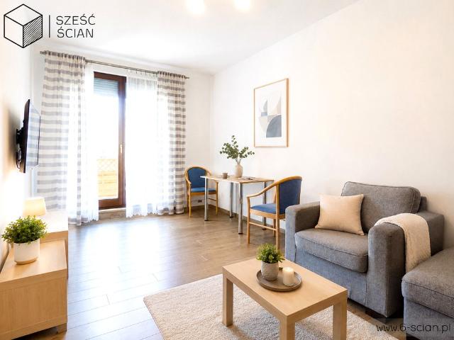 Mieszkanie 2 pok.| Balkon| Rozkład| Skrzydlata Wrocław, Gądów Mały