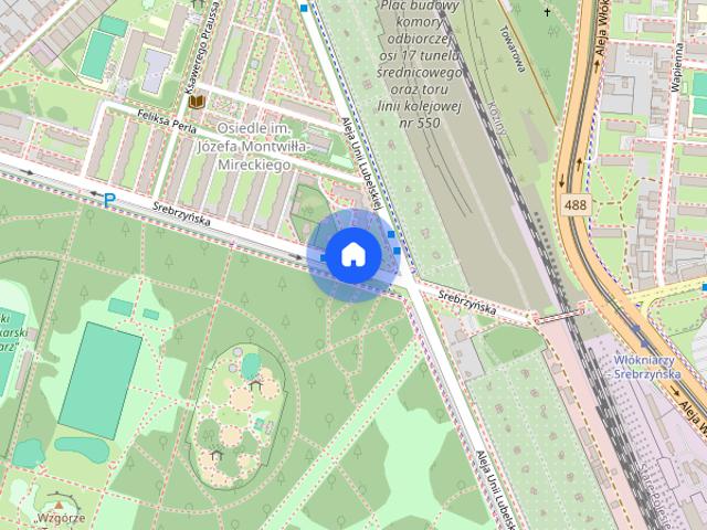 mieszkanie 2 pok. z ogródkiem, ul. Srebrzyńska/ parking