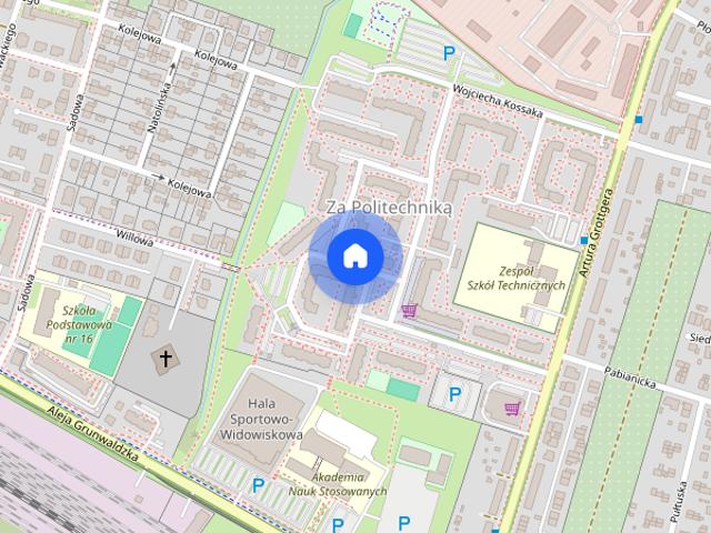 Mieszkanie 2 pok ze słonecznym balkonem oraz z miejscem parkingowym