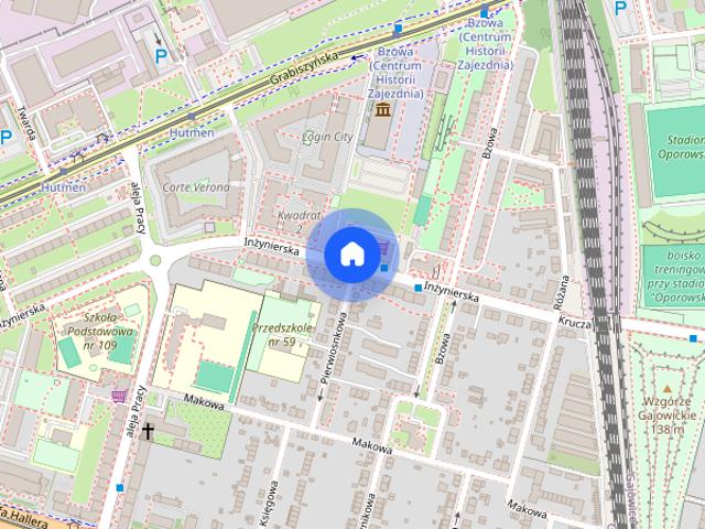 Mieszkanie 2 pok. 48m2 z garażem do wynajęcia, Wrocław ul. Inżynierska