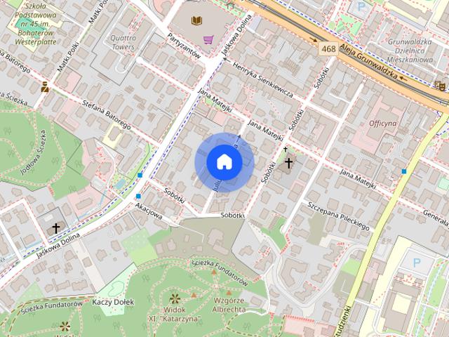 Mieszkanie 2 pokoje z ogródkiem, centrum Wrzeszcza
