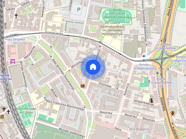 mieszkanie 2 pokojowe 42.5 m2 ul Chodkiewicza