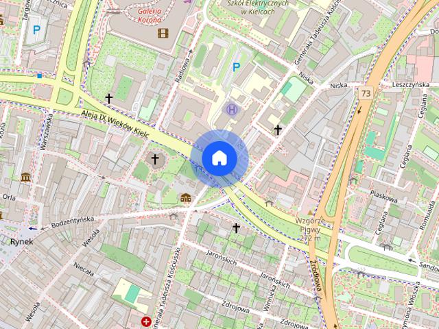 Mieszkanie 2 pokojowe z balkonem w CENTRUM ul.KOŚCIUSZKI,parking, NOWE