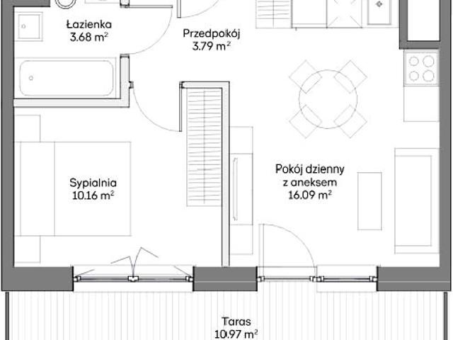 Mieszkanie 34 m², Warszawa