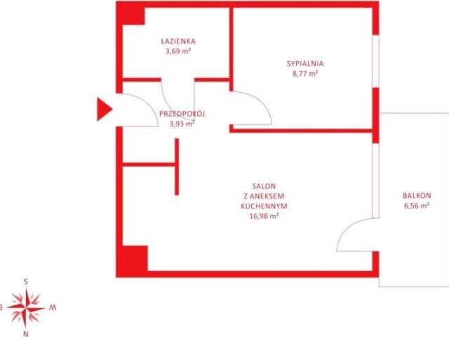 Mieszkanie 34,27 m², Straszyn