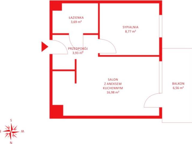 Mieszkanie 34,27 m², Straszyn