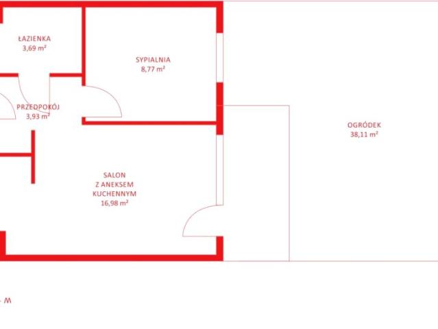 Mieszkanie 34,27 m², Straszyn