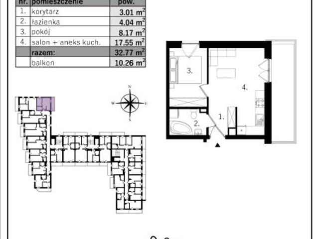Mieszkanie 34,2m²