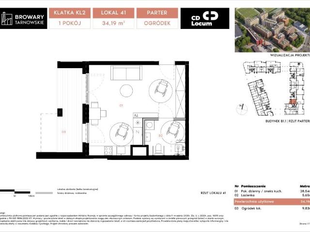 Mieszkanie 34,2m²