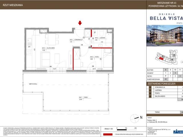 Mieszkanie 34,2m²