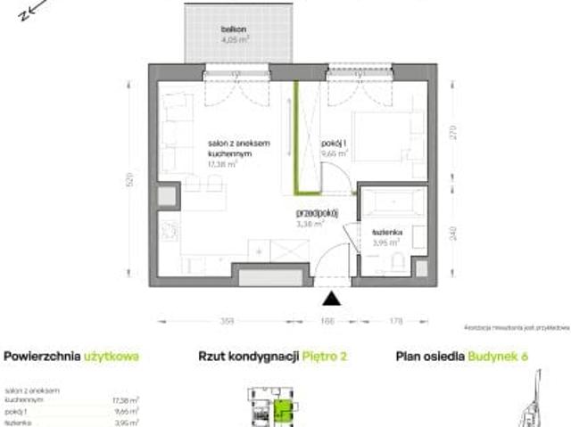 Mieszkanie 34,4m²