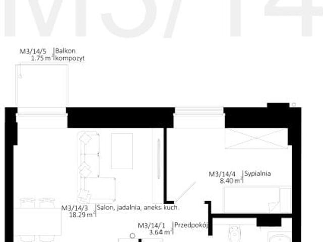 Mieszkanie 34,5m²