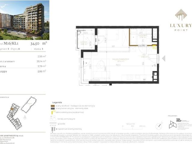 Mieszkanie 34,5m²