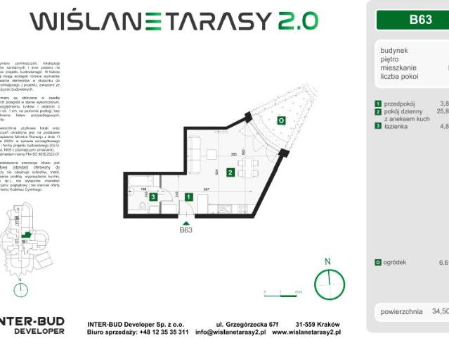 Mieszkanie 34,5m²