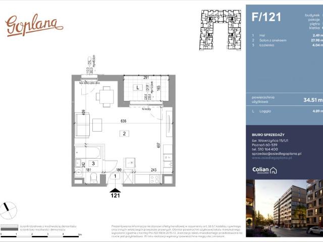 Mieszkanie 34,6m²