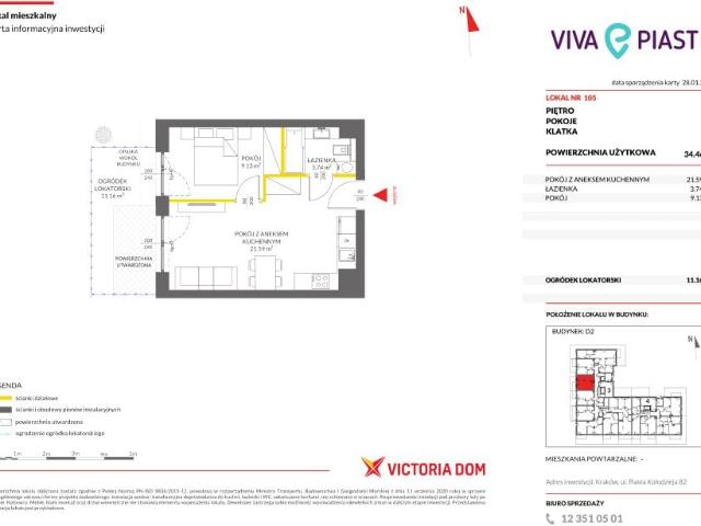 Mieszkanie 34,6m²