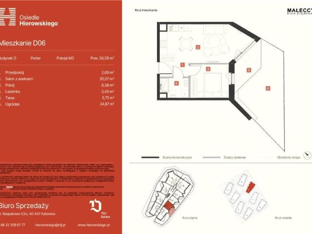 Mieszkanie 34,6m²