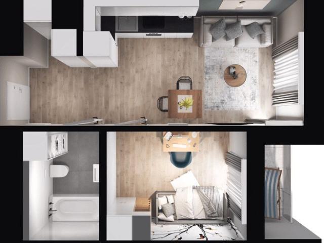 Mieszkanie 34,8m²