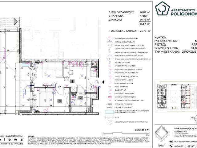 Mieszkanie 34,9m²