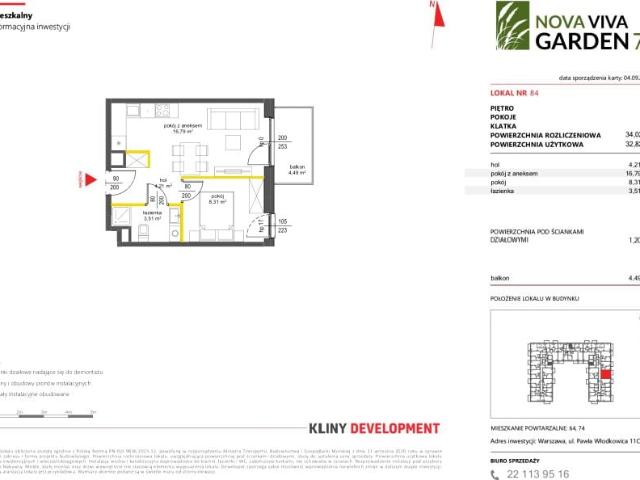 Mieszkanie 32,8m²
