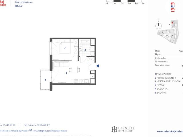 Mieszkanie 34m²