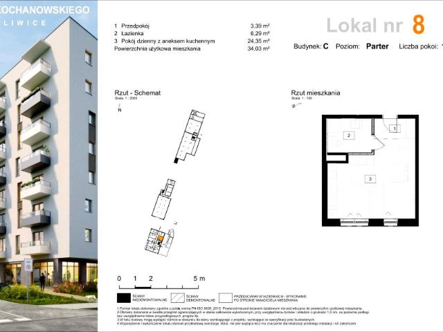 Mieszkanie 34m²