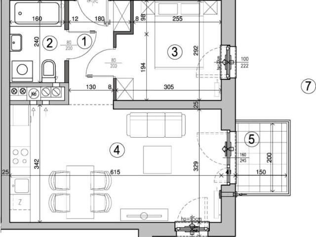Mieszkanie 35 m², Ząbki