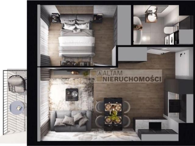 Mieszkanie 35,02 m², Kraków