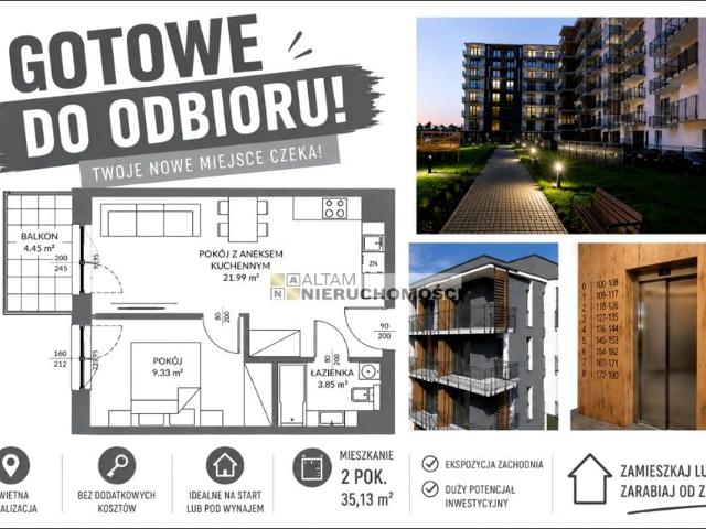 Mieszkanie 35,13 m², Kraków
