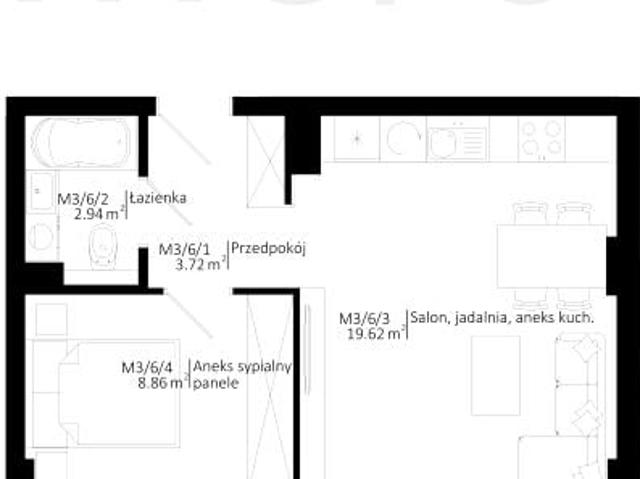 Mieszkanie 35,1m²