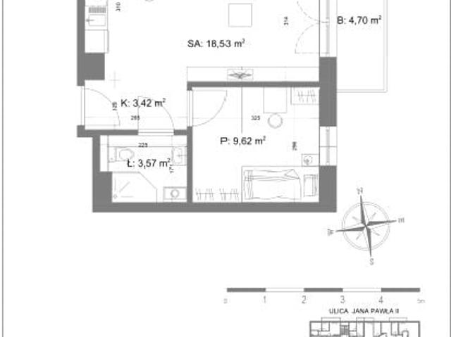 Mieszkanie 35,1m²