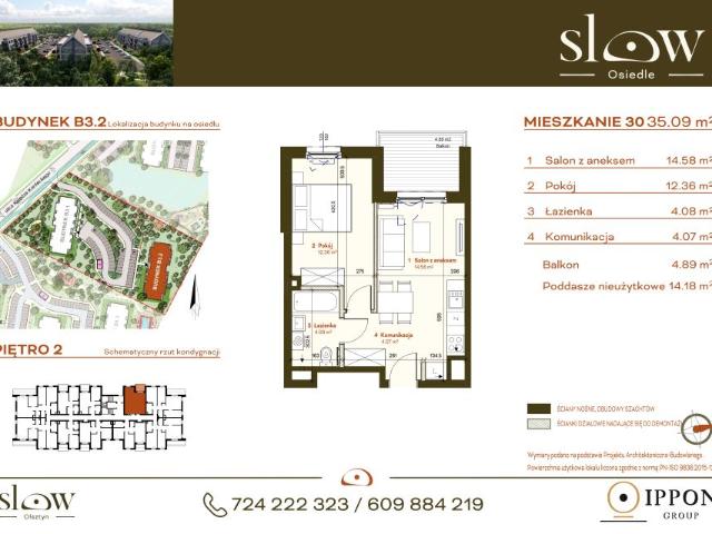 Mieszkanie 35,1m²