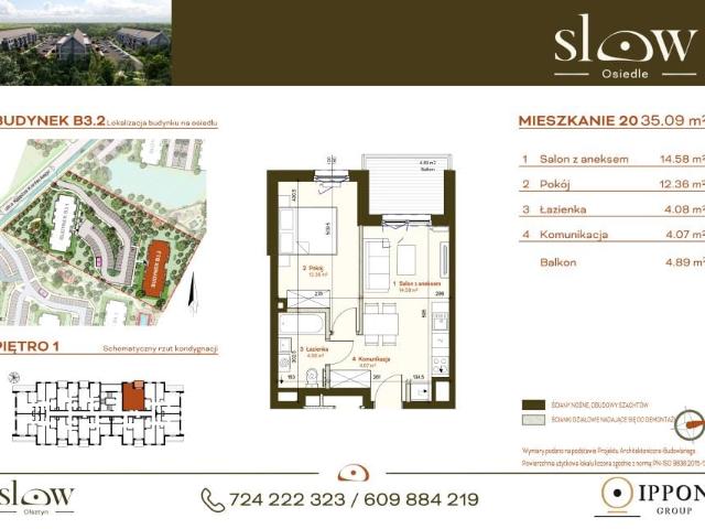 Mieszkanie 35,1m²