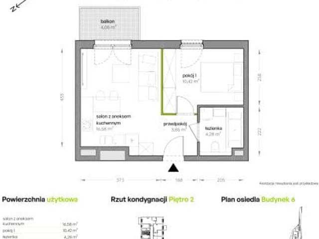 Mieszkanie 35,1m²