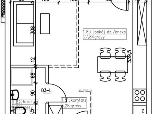 Mieszkanie 35,1m²