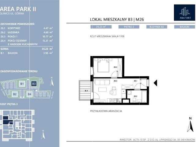 Mieszkanie 35,2m²