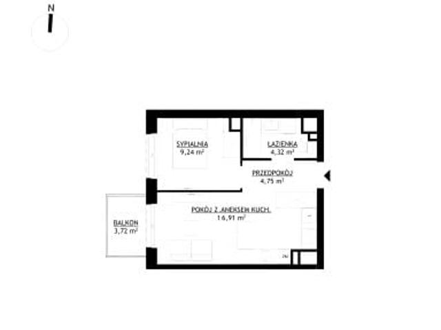 Mieszkanie 35,2m²