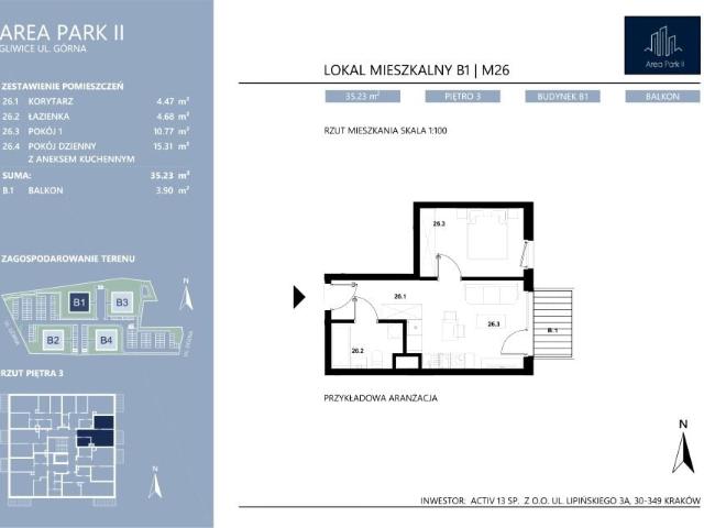 Mieszkanie 35,2m²