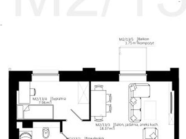 Mieszkanie 35,3m²