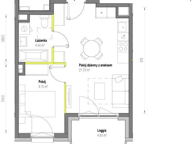 Mieszkanie 35,3m²