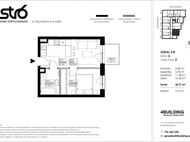 Mieszkanie 35,3m²