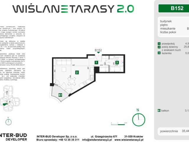 Mieszkanie 35,4m²