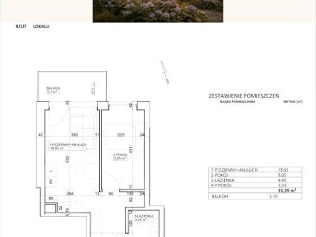 Mieszkanie 35,4m²