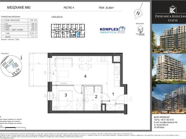 Mieszkanie 35,5m²