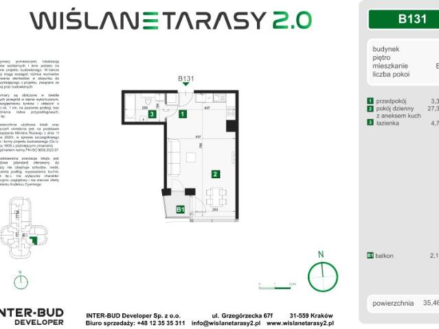 Mieszkanie 35,5m²