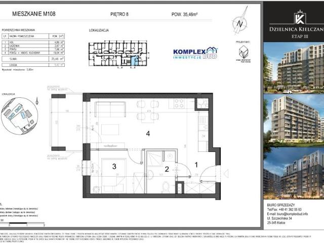 Mieszkanie 35,5m²