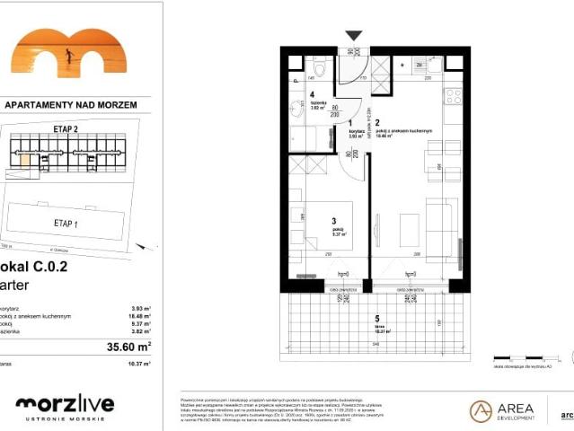 Mieszkanie 35,6m²